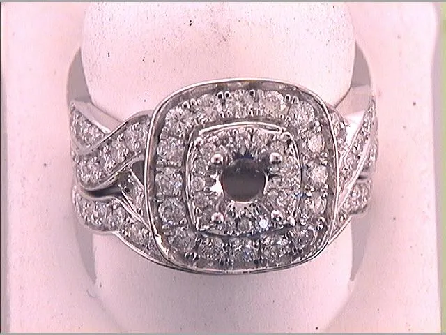 1 1/2CTW-DIA SEMI-MOUNT BRIDAL SET