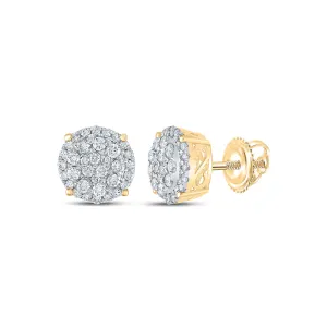 1 CTW-DIA ANA M ROUND EARRING