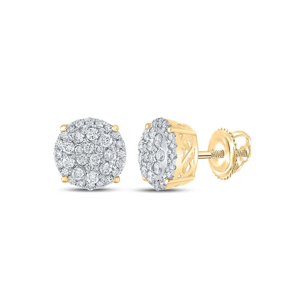 1 CTW-DIA ANA M ROUND EARRING