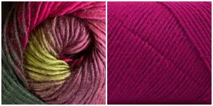 (100% ACRYLIC) LIGHT FUCHSIA   CALLA LILY - Embossed Natura Hat KIT