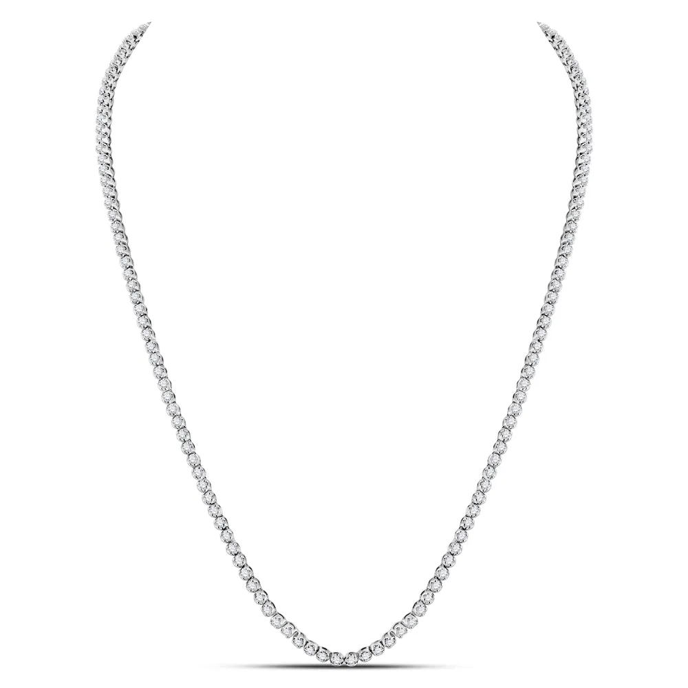 10CTW-DIA NK MENS SOLITAIRE CHAIN (22 INCH)