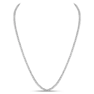 10CTW-DIA NK MENS SOLITAIRE CHAIN (22 INCH)