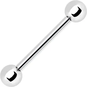 12 Gauge Internally Threaded Steel Barbell 5/8 5mm