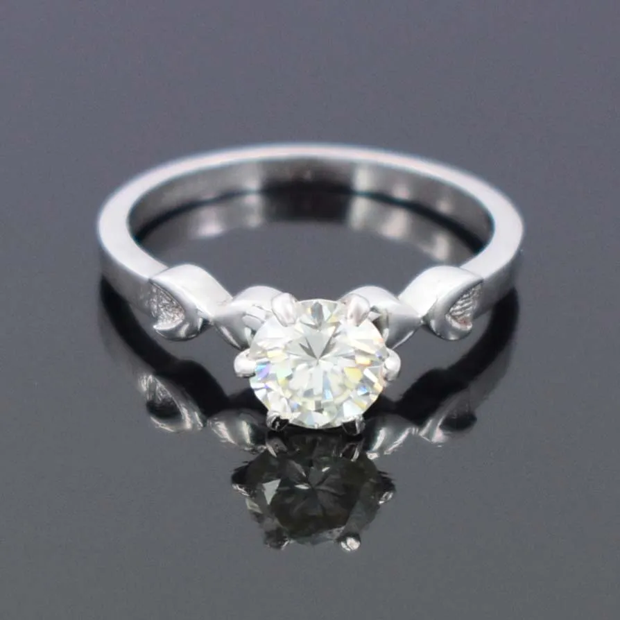 1.20 Ct Stylish Off White Diamond Solitaire Ring, Very Elegant & Great Sparkle ! Ideal For Birthday Gift, Certified Diamond!