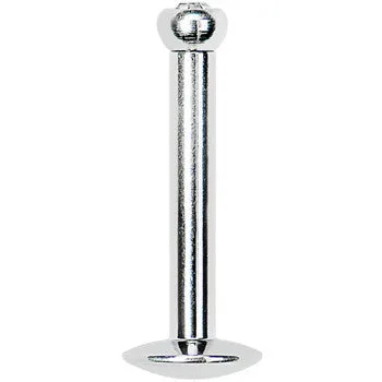 14 Gauge 3/8 Internally Threaded 2.5mm Gem Ball Labret