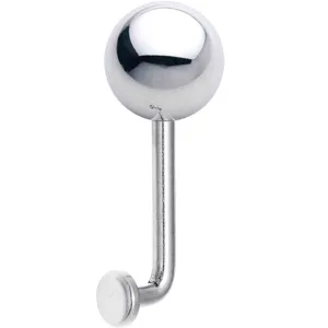 14 Gauge 8mm Steel Ball Vertical Hood Piercing -7/16 2.5mm Rise