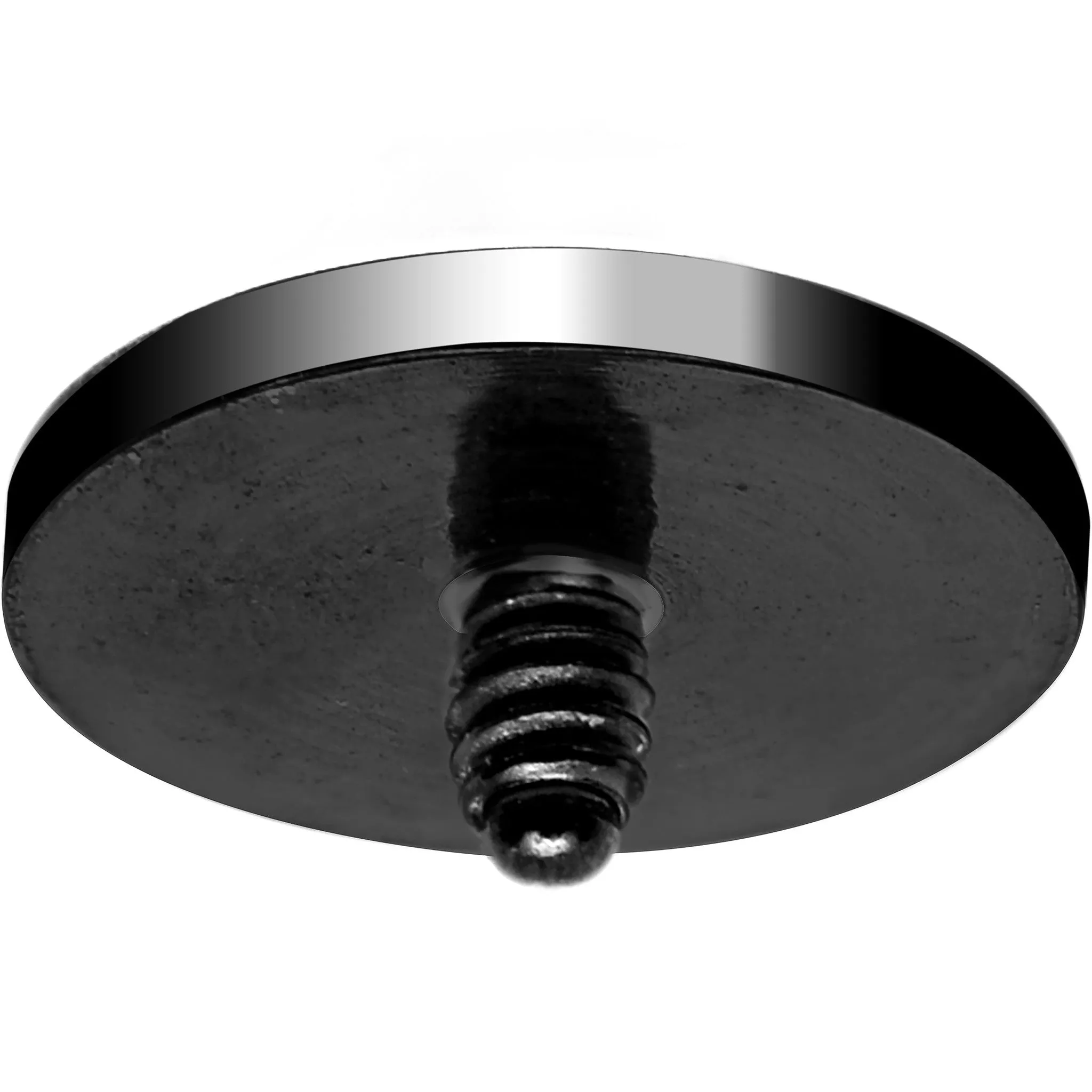 14 Gauge Black Titanium IP 4mm Flat Disc Dermal Anchor Top