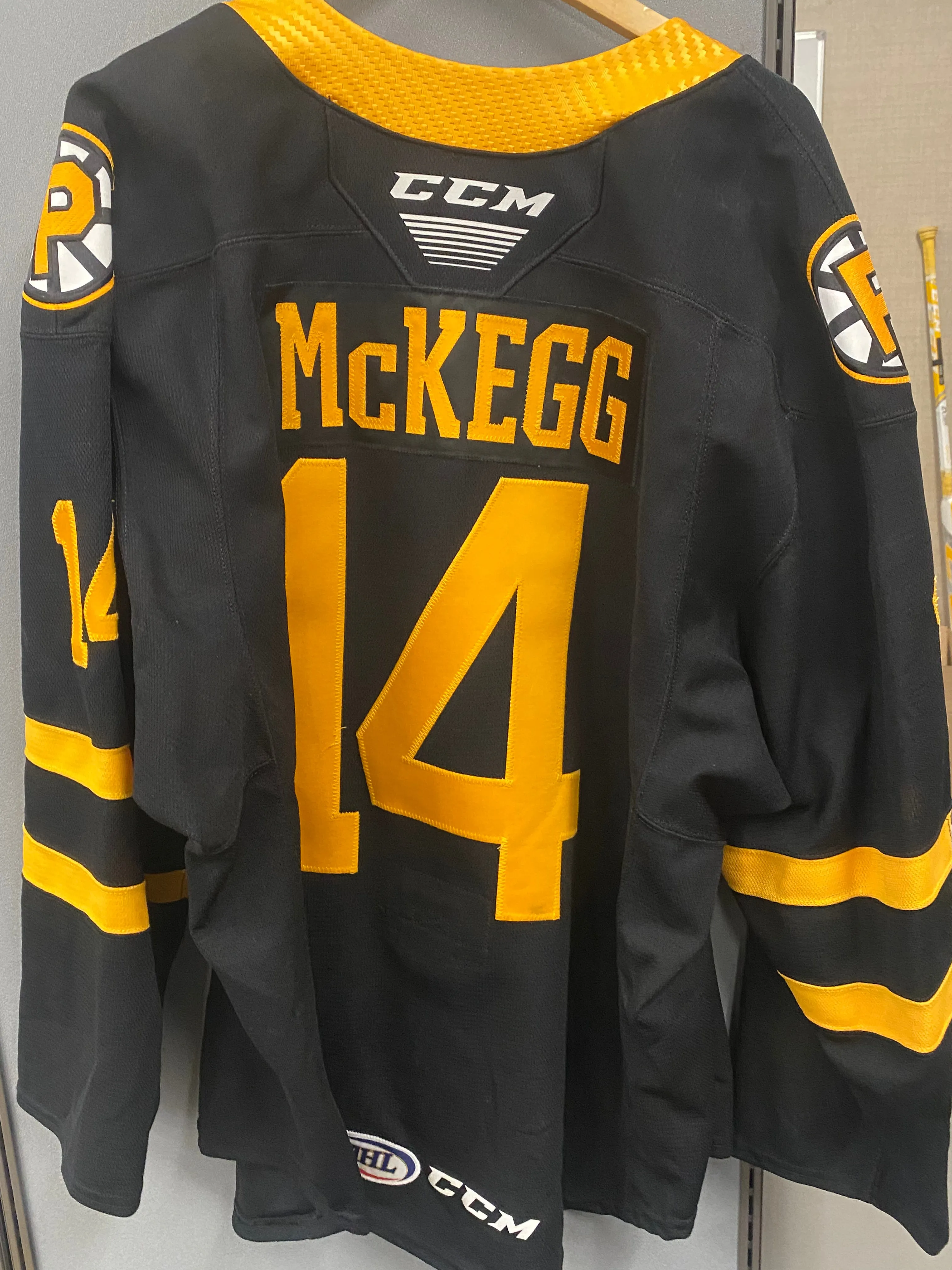 #14 Greg McKegg 2020-21 Game Worn Black Jersey