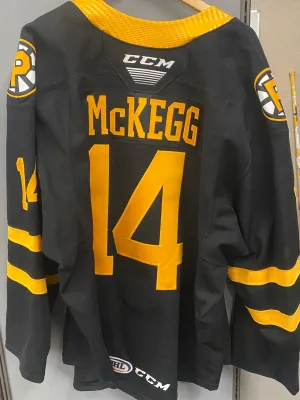 #14 Greg McKegg 2020-21 Game Worn Black Jersey