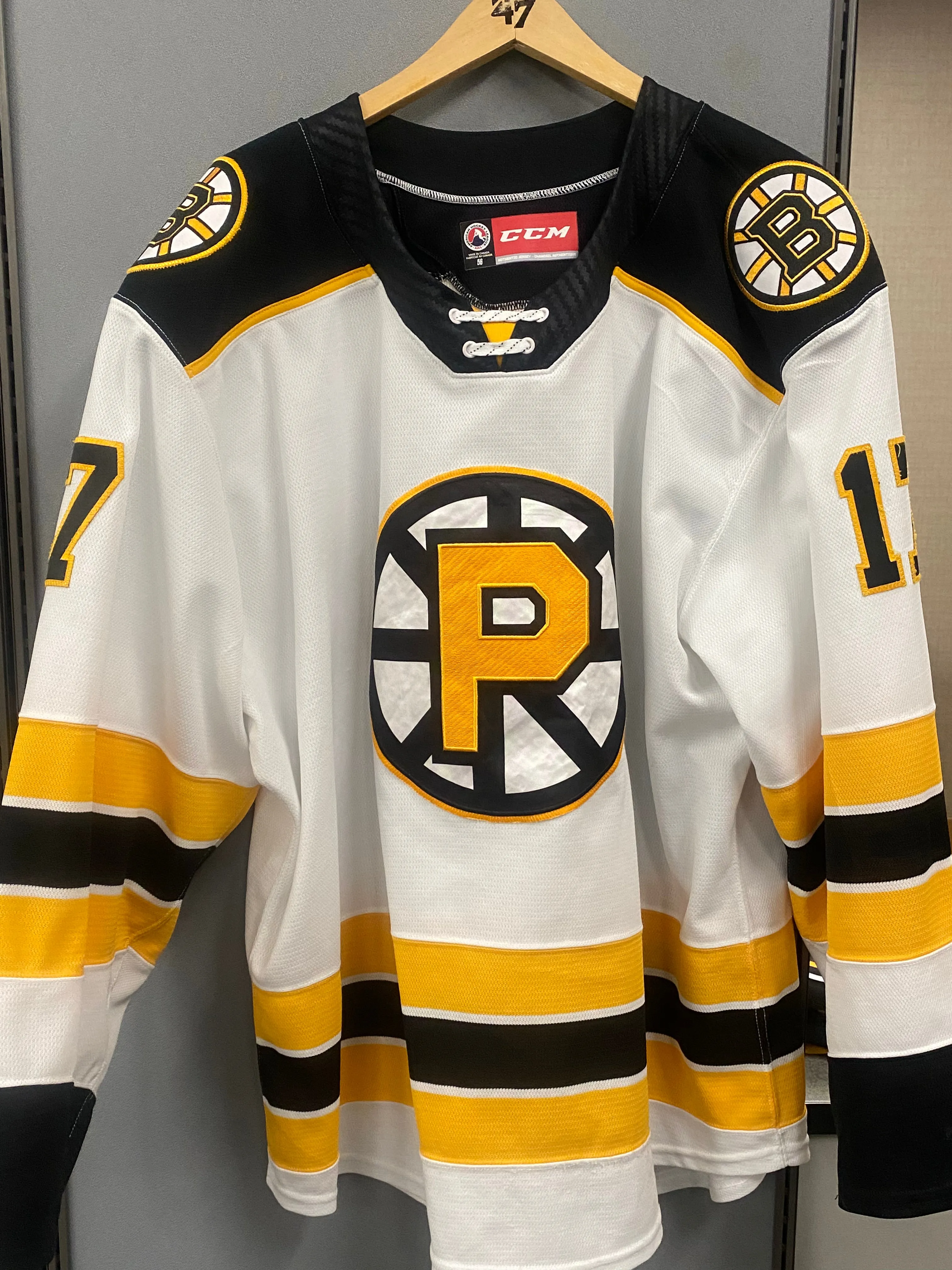#17 Matt Filipe 2021-22 Game Worn White Jersey