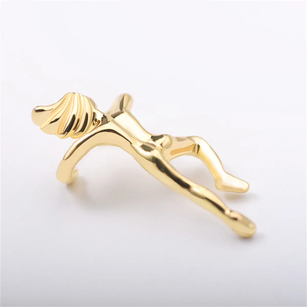 18K Gold-Plated Figure Ear Cuff