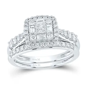1CTW-DIA 1/6CT-CRD  BRIDAL RING CERTIFIED