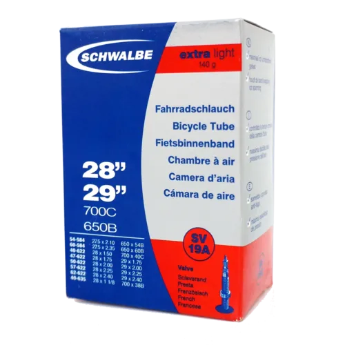 1pack-4pack Schwalbe SV19A 28" 29" 700C-650B Presta Valve Inner Tire Road MTB