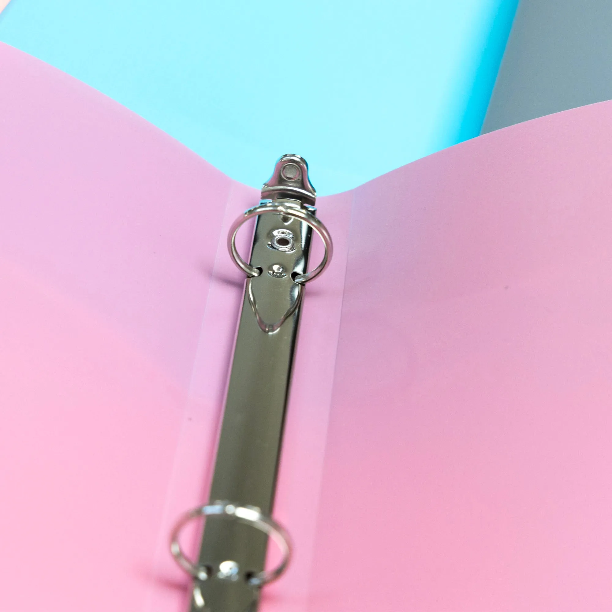 1" Pastel Color Poly 3-Ring Binder w/ Pocket