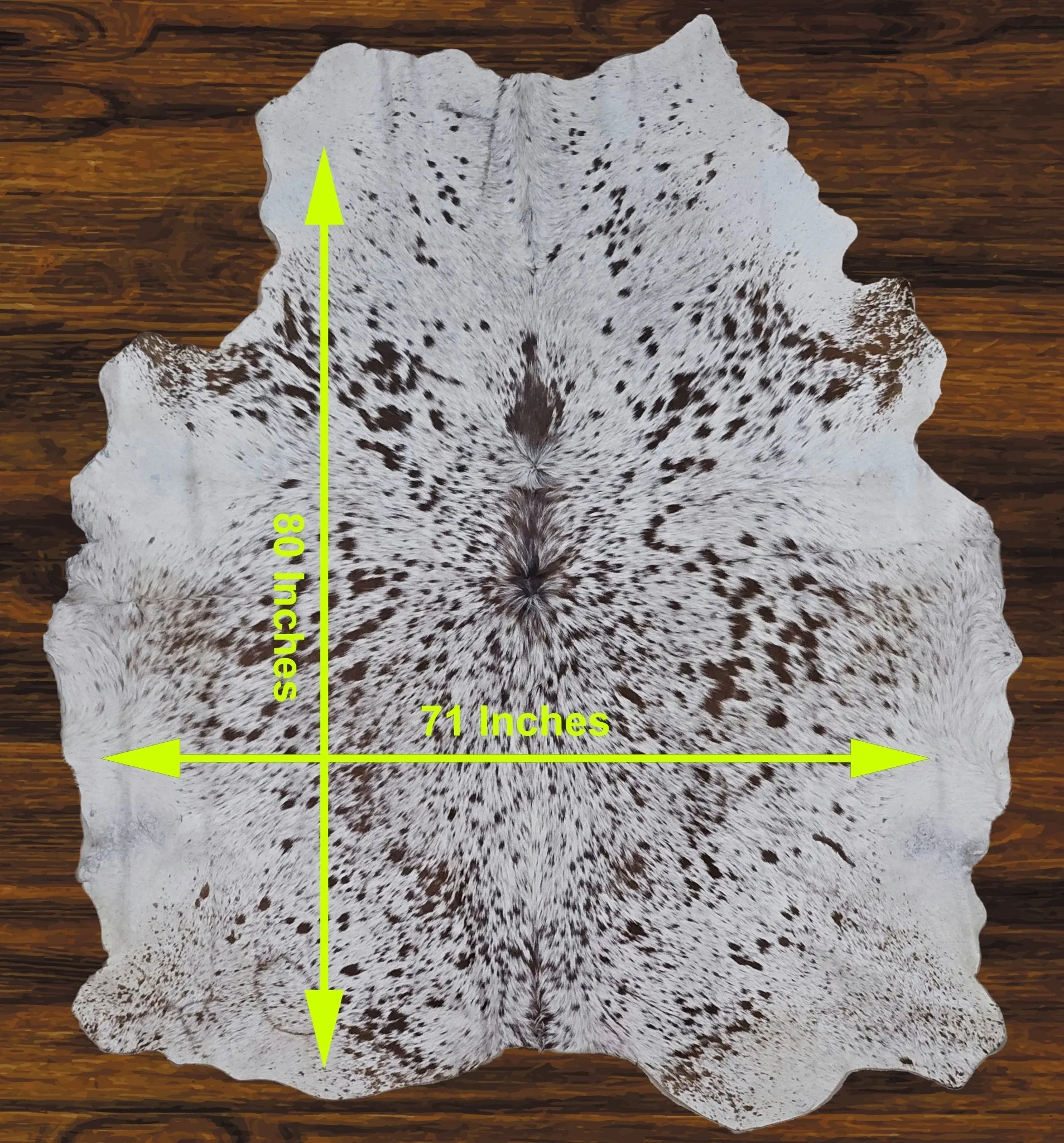 241-32 Cow Skin Hair on Hide 100% Pure Cow Hide Large Decorative/Carpet/Rug/Wall Leather