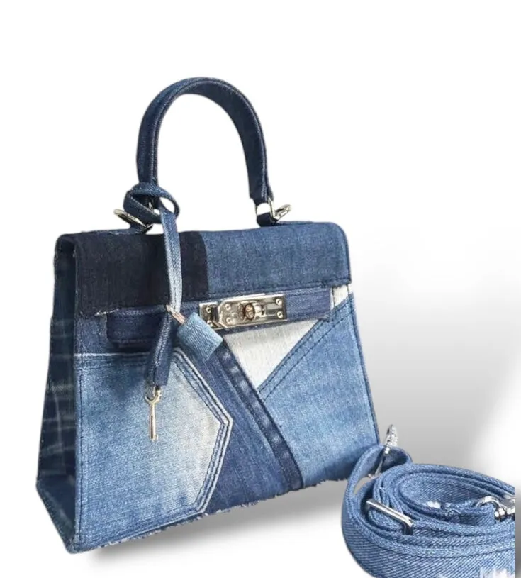 25cm Denim O'Kelly Bag