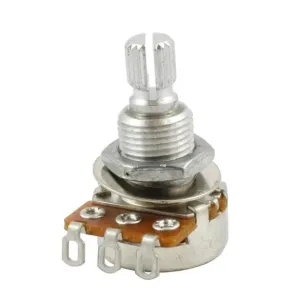 25K Mini Pot, Audio (Log) Taper, Split Knurled Shaft