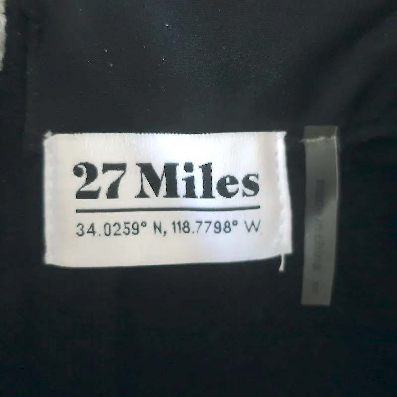 27 Miles Cashmere Collared Sweater Black Size Small
