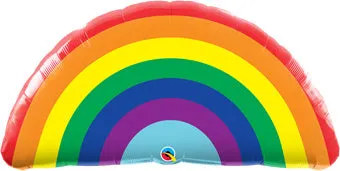 36" Bright Rainbow Foil Balloon