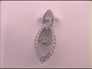3/8CTW-DIA CN TWINKLE PENDANT