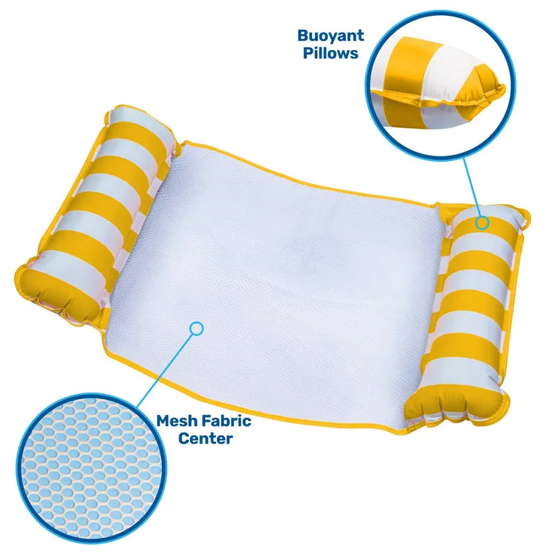 4-in-1 Monterey Hammocks Inflatable Pool Float