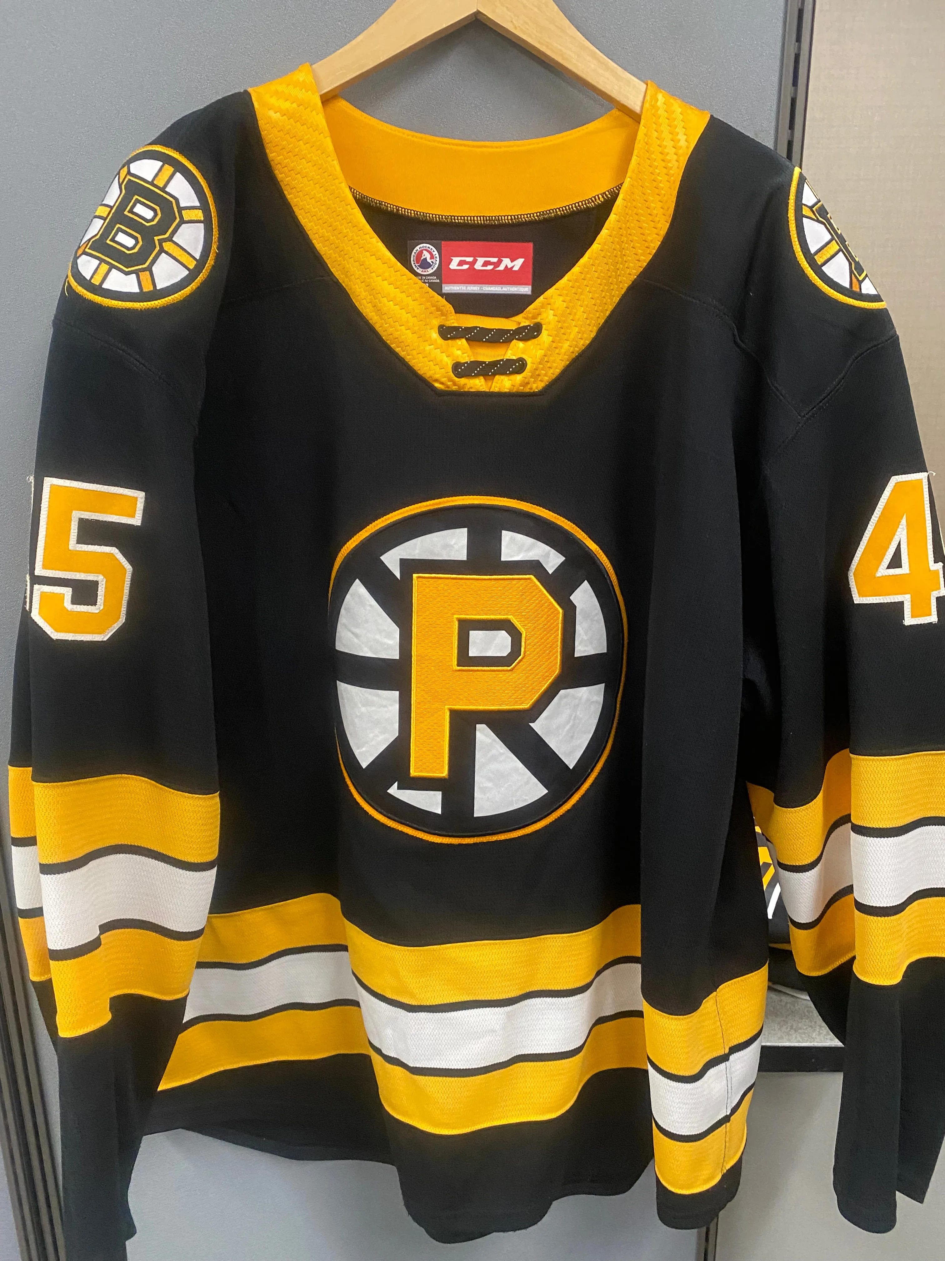 #45 Joona Koppanen 2021-22 Game Worn Black Jersey