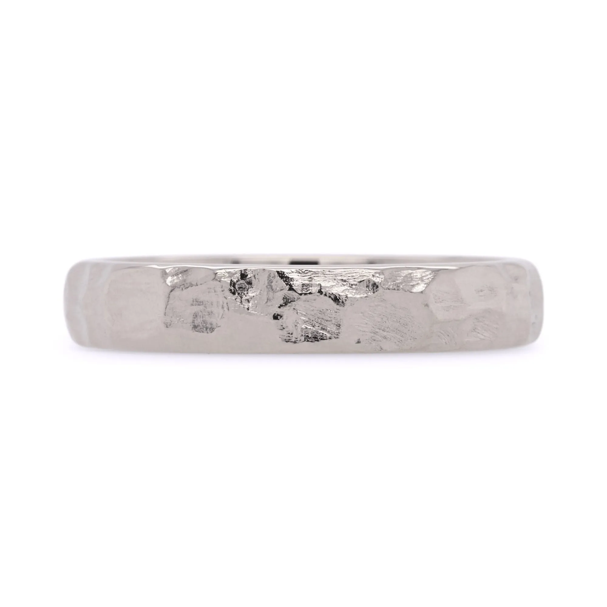 4mm Hammered Wedding Band