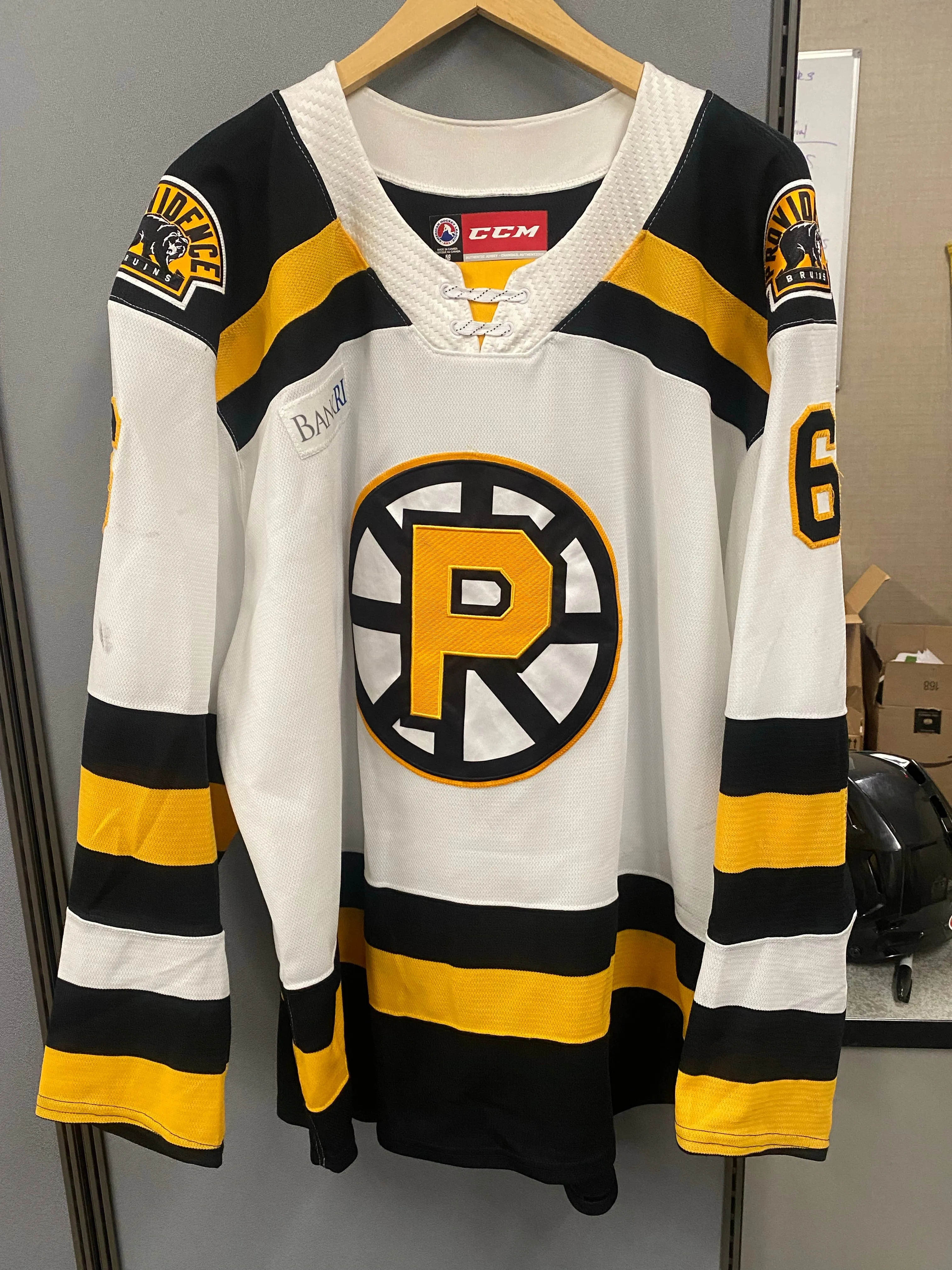 #6 Nick Wolff 2020-21 Game Worn White Jersey