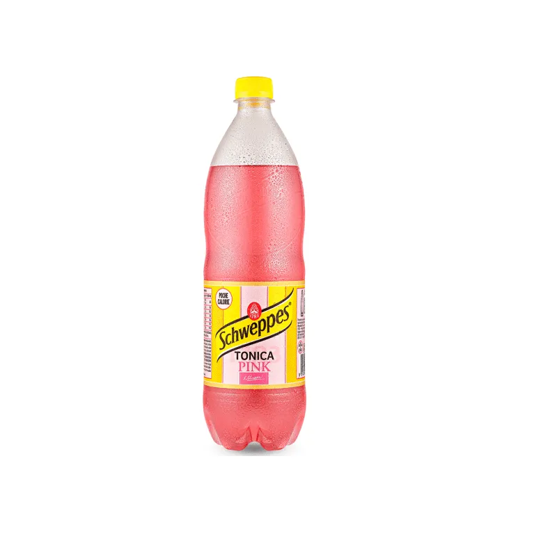 6x Schweppes Tonica Pink Erfrischungsgetränk mit Johannisbeere gewürzt PET 1Lt