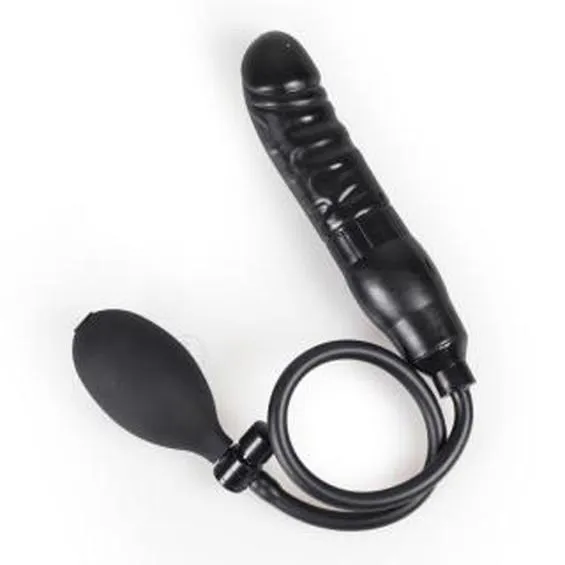 7148AE      5.5” Inflatable Rubber Dildo - MEGA Deal