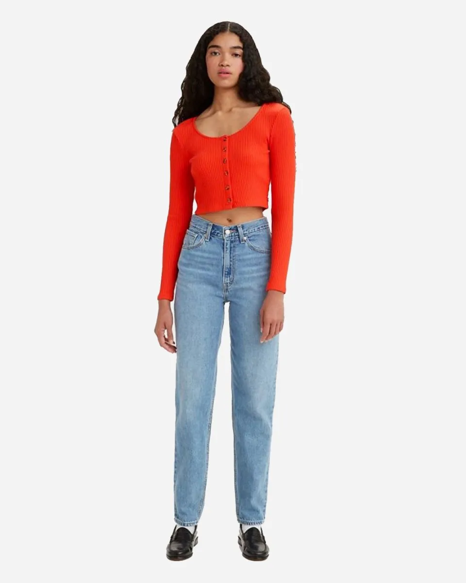 80s Mom Jeans - Medium Indigo Worn