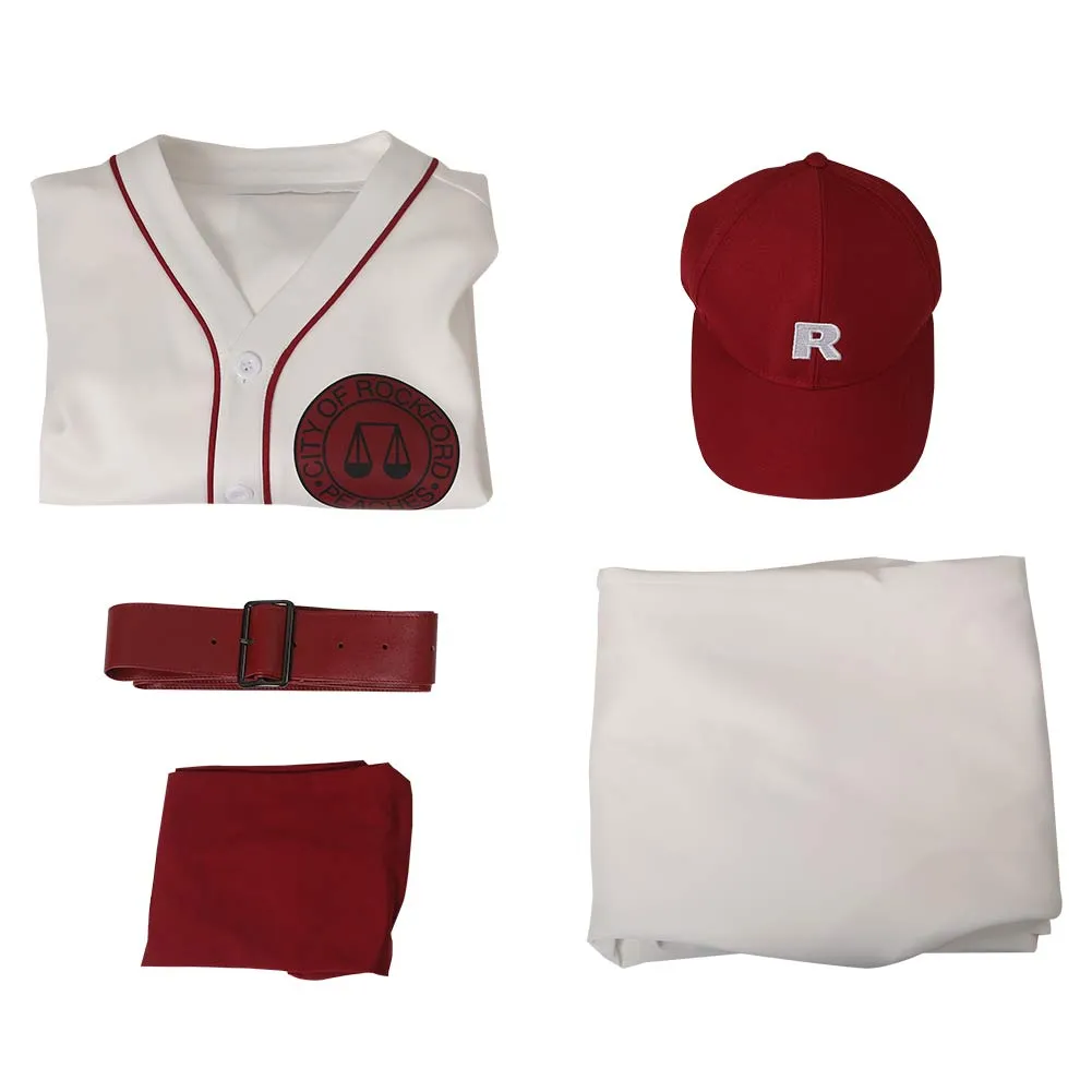 A League of Their Own Cosplay Costume Men Baseball Uniform Outfits Halloween Carnival Suit