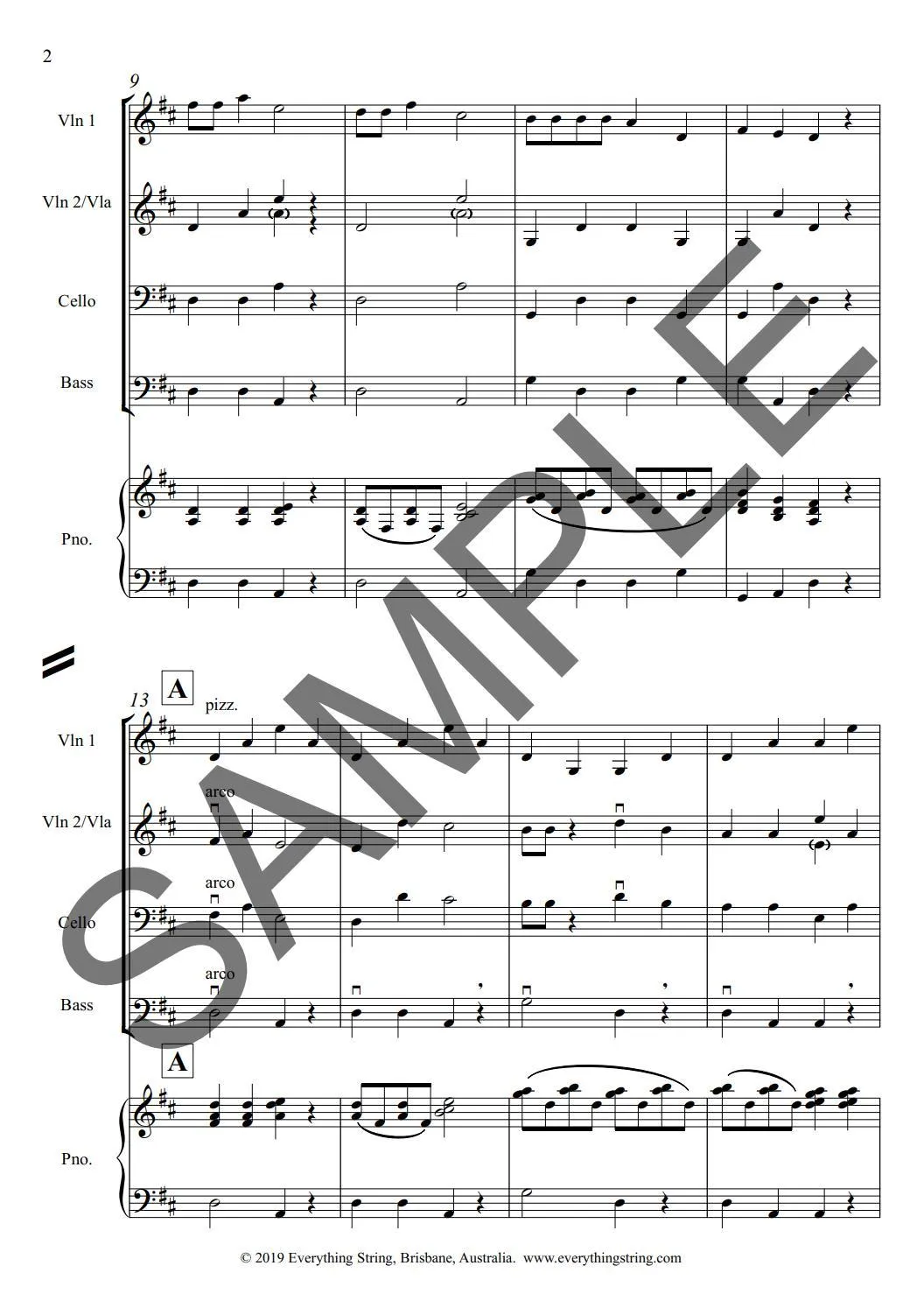 A Little Suite of Dreams (Stephen Chin) for String Orchesta