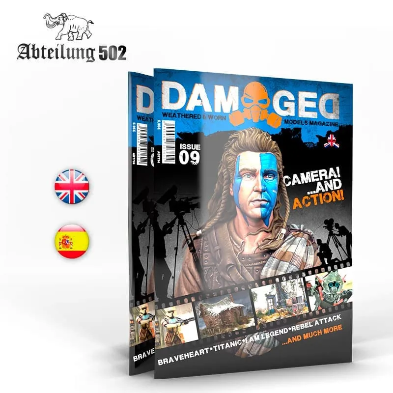 Abteilung 502 DAMAGED issue 09 - Worn And Weathered Models Magazine