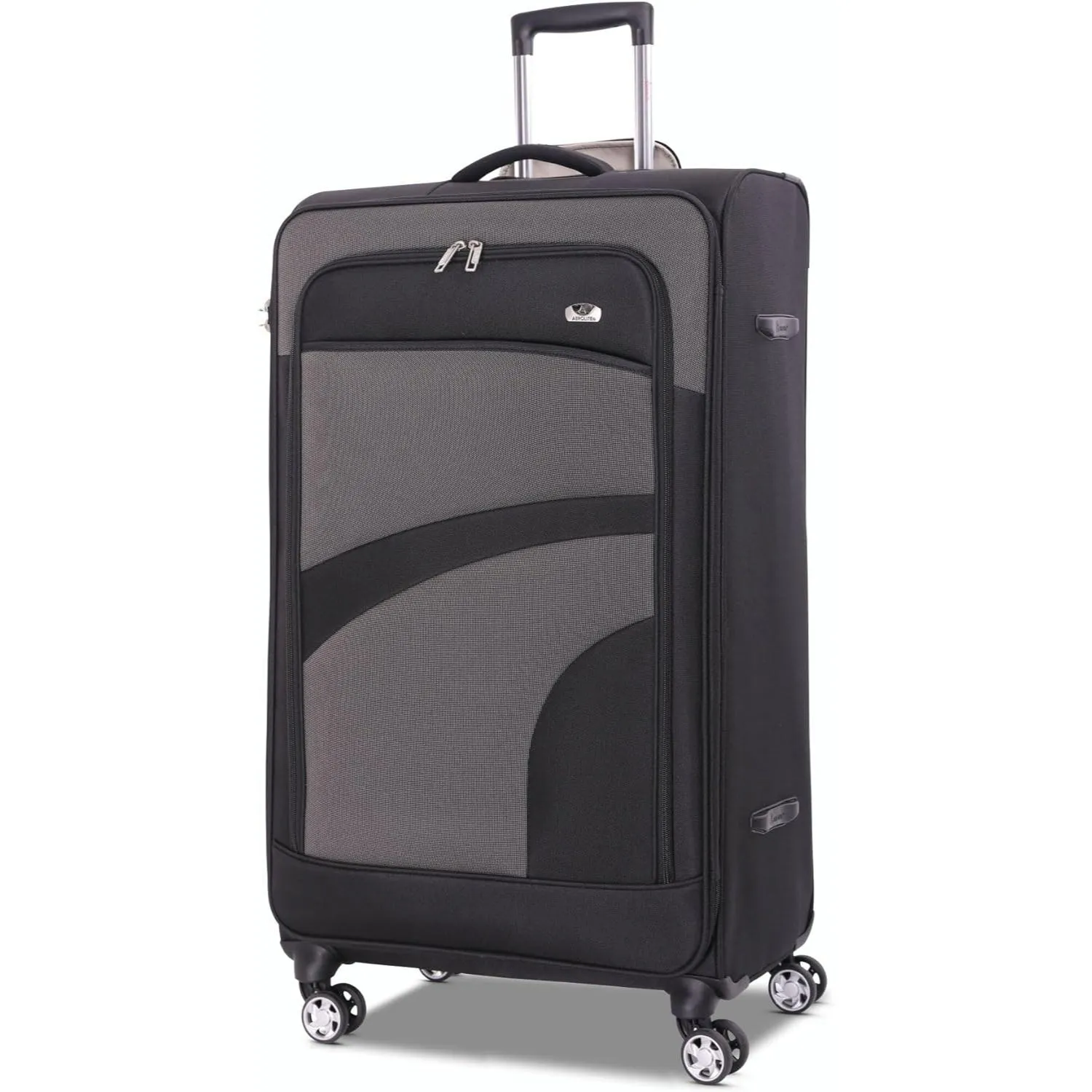 Aerolite Lightweight 55cm 4 Wheel Travel Carry On Hand Cabin Luggage Suitcase Navy Blue Plum Approved for easyJet British Airways Ryanair and More
