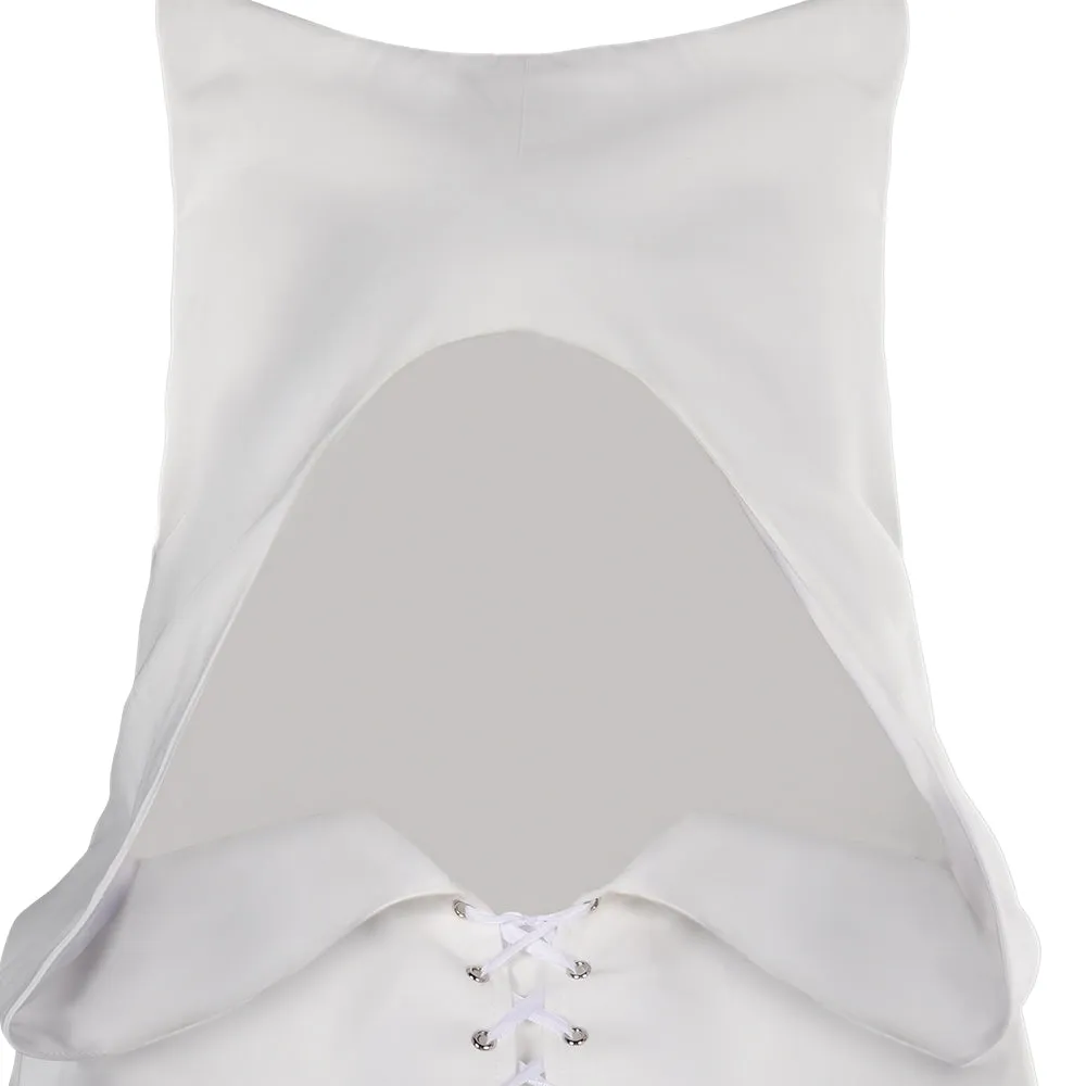 Ahsoka White Cape Cosplay Costume Halloween Carnival Suit