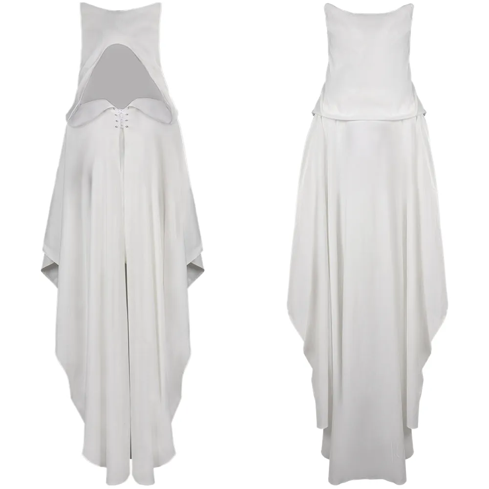 Ahsoka White Cape Cosplay Costume Halloween Carnival Suit