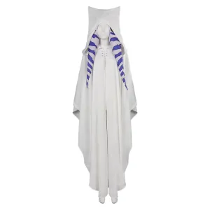 Ahsoka White Cape Cosplay Costume Halloween Carnival Suit