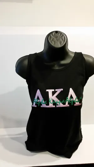 AKA (SCRIPT)Racer BackTank(Black)