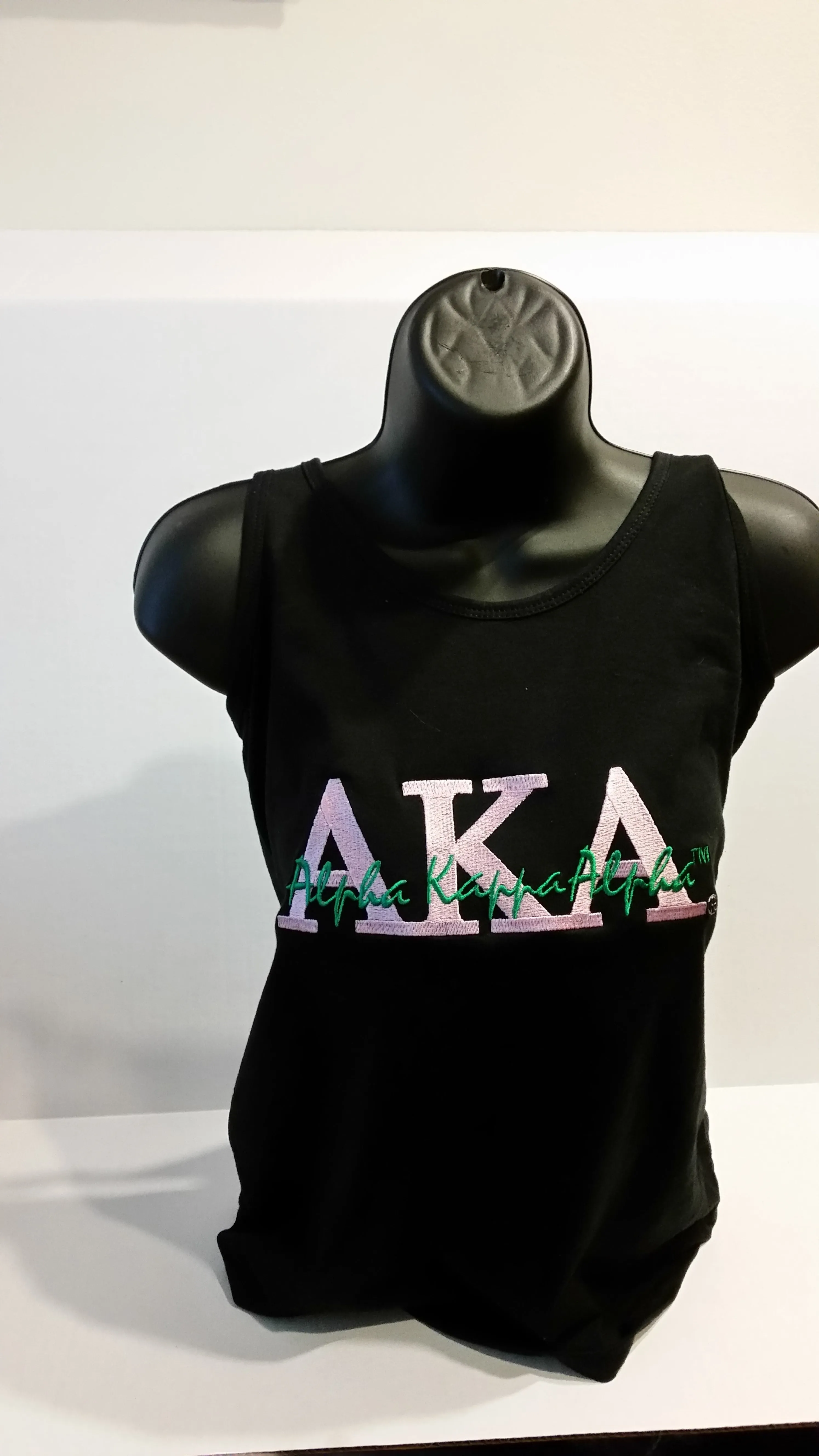AKA (SCRIPT)Racer BackTank(Black)