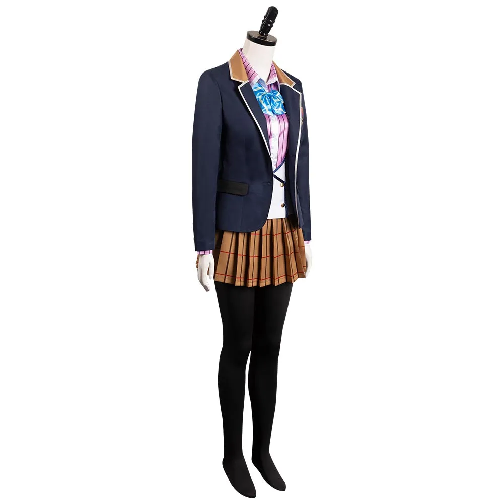 Aki Adagaki Cosplay Masamune-kun No Revenge Cosplay Cosplay Costume Outfits Halloween Carnival Suit