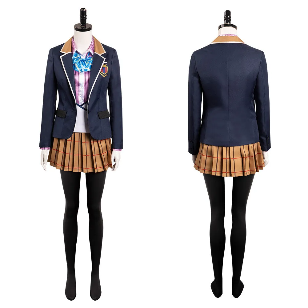Aki Adagaki Cosplay Masamune-kun No Revenge Cosplay Cosplay Costume Outfits Halloween Carnival Suit