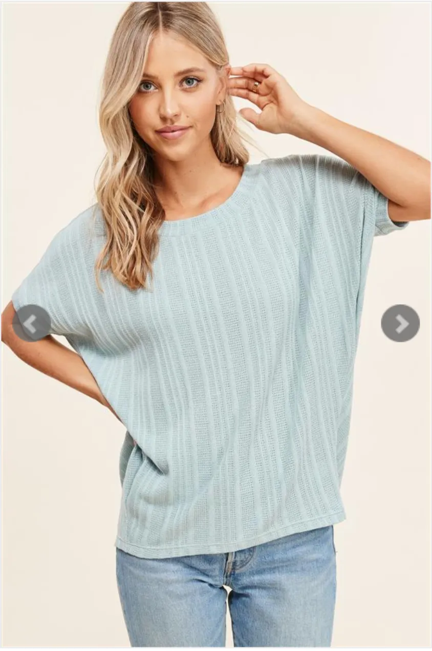 Alexander Short Sleeve Top-5 Colors Available