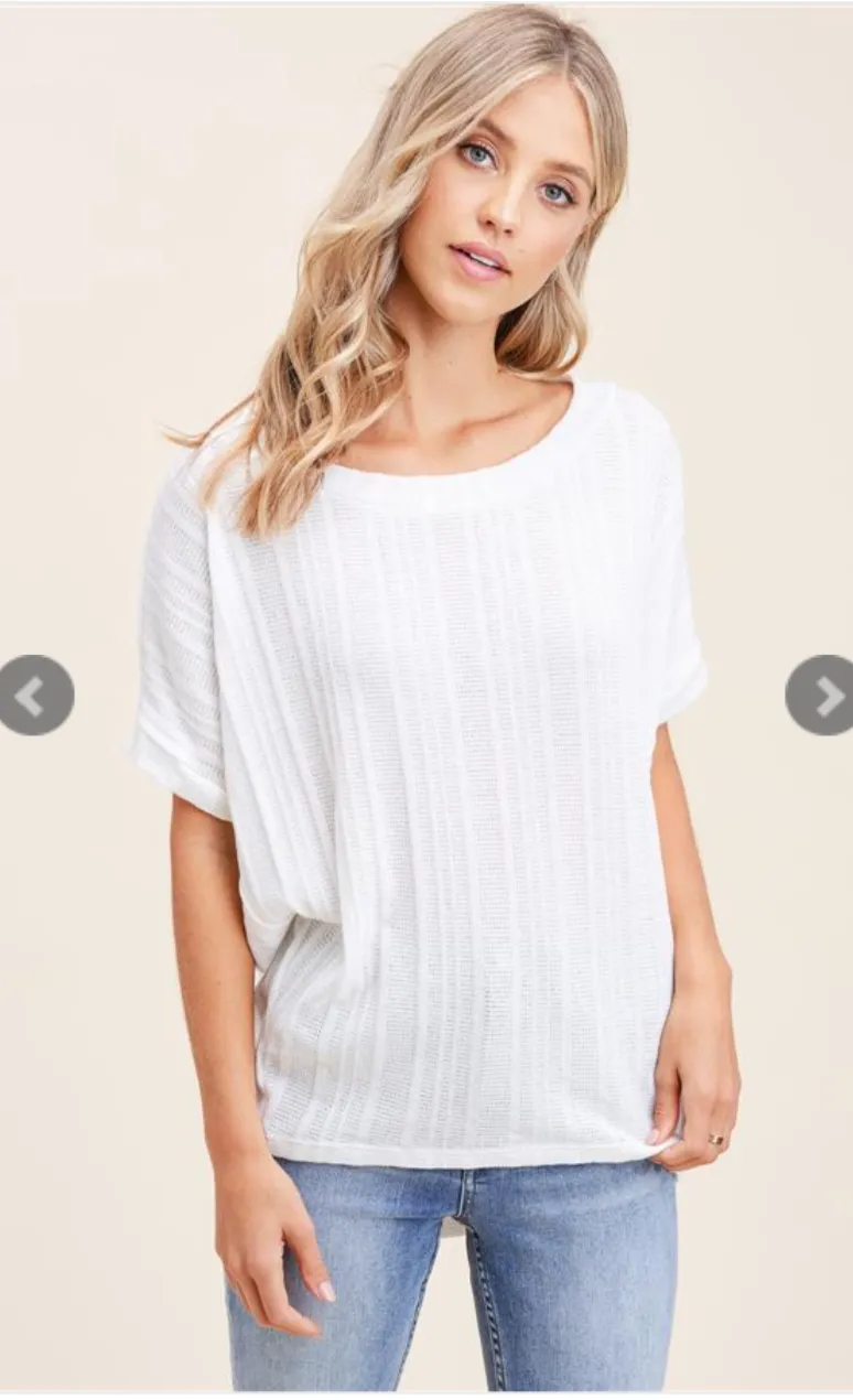 Alexander Short Sleeve Top-5 Colors Available