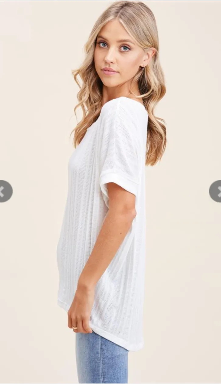 Alexander Short Sleeve Top-5 Colors Available