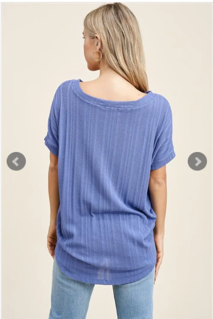 Alexander Short Sleeve Top-5 Colors Available