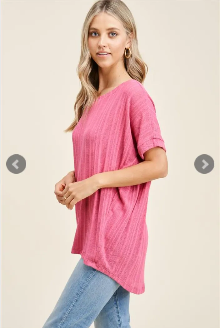 Alexander Short Sleeve Top-5 Colors Available