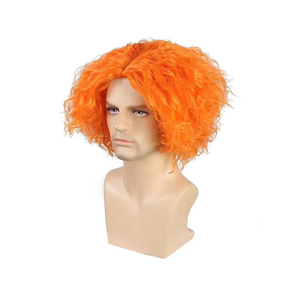 Alice In Wonderland Mad Hatter Cosplay Wig Carnival Halloween Props