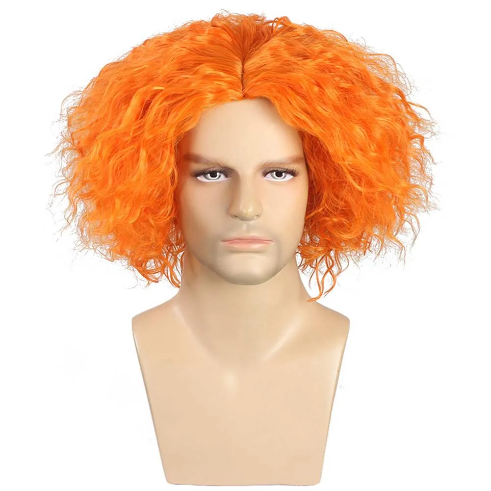 Alice In Wonderland Mad Hatter Cosplay Wig Carnival Halloween Props