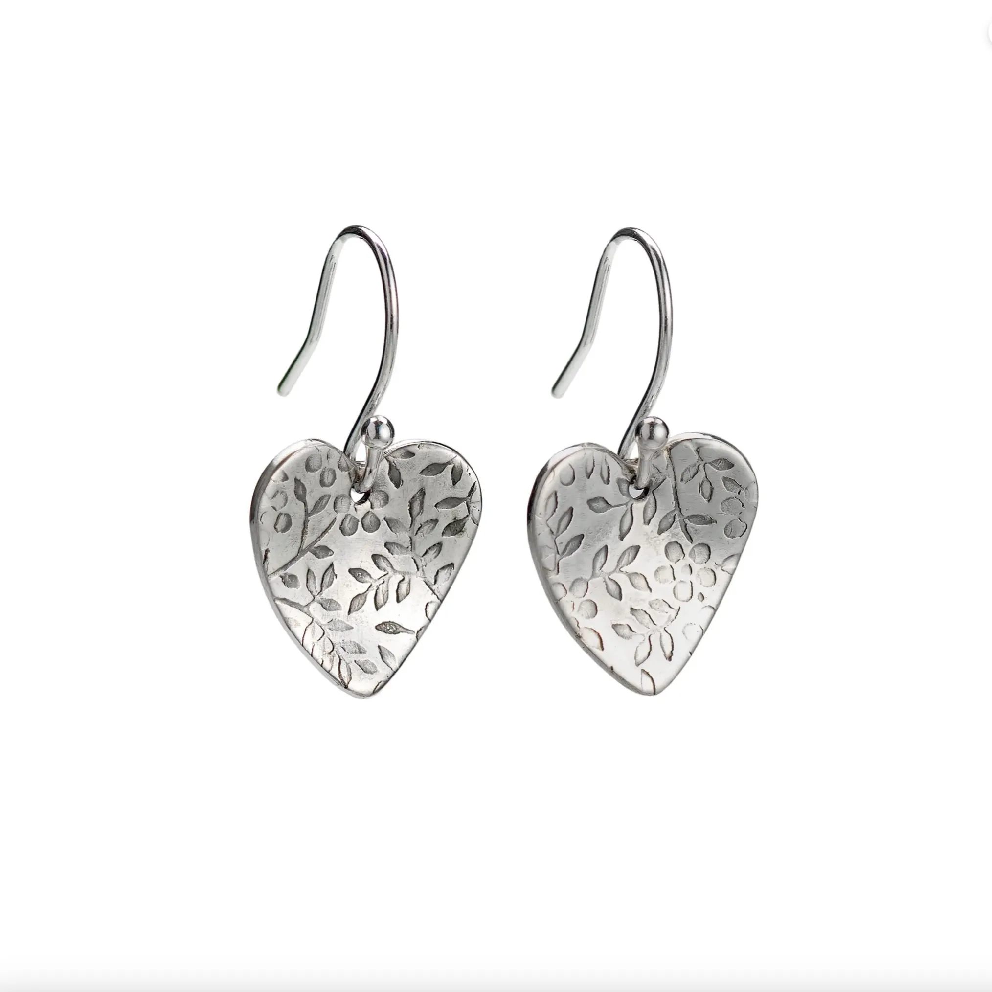 Alison Moore Rose Garden Heart Drop Earrings